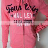 Lady Fashion Zipper-Up Sweatshirt With Chinese Style Hood thumbnail-3