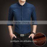 Men's Long Sleeve 100% Cotton Business for Men Dress Shirt Italian Style thumbnail-3