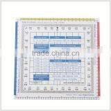 Kearing Brand Manufacture Transparent Flight Square Ruler/student Pilot Transparent Flight Square Ruler for Pilot Training#KPP-8 thumbnail-1