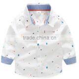 Boys Formal Shirts With Small Star Print 100% Cotton Long Sleeve Top Design for Baby Boys thumbnail-3