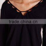 New Arrival Women Scallop Neck Blouse 2016 thumbnail-5