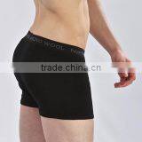 100% Merino Wool Black Man Women Underwear Boxer Short Brief thumbnail-2