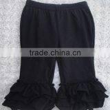 Best Selling Solid Color Baby Girls Fall Ruffle Pants thumbnail-5