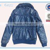 Latest Designs Women Leather Jacket With Fur Collar thumbnail-2