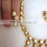 KUNDAN VILANDI Gold Necklace EARRING Set thumbnail-3