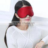 Custom Made Double Layer Solid Color Plush Silk Eye Mask, Silk Shading Sleeping Eye Mask thumbnail-2