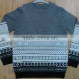 High Quality 12GG New Arrival 2017 Men's Long-sleeved Cotton Stripes Sweater (BKNM1457) thumbnail-1