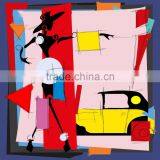 CMYK Colorful Life Printing Design Heat Transfer Sticker Custom Design Heat Transfer Decal Transfer Vinyl Sticker thumbnail-1