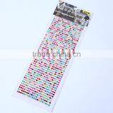 Colorful Mixed Pear And Rhinestone Sticker Sheet Acrylic Rhinestone Craft Sticker For Promotion Gifts thumbnail-6