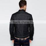 Latest Design Black Plain Collar With Fur Jacket Two Pocket for Men thumbnail-2