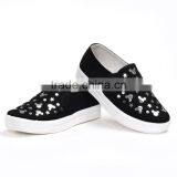 PVC Outsole Fashion Canvas Shoe Women Walking Sneakers China Supplier thumbnail-5