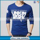 Shirt Factory Mens Long Sleeve Tshirt Custom Printing Wholesale thumbnail-2