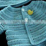 100% Cotton Free Crochet Sweater Baby Pattern thumbnail-2