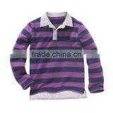 BOYS STRIPED RUGBY POLO SHIRT WITH SHIRT LAYER thumbnail-1