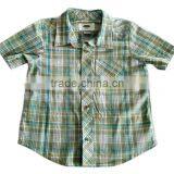 2017 New Model Cotton Plaid Button-Front Kids Boys Casual Shirts thumbnail-2