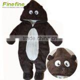 Lovely Lace Joint Baby Rompers Set With Headband thumbnail-1