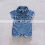 New Baby Denim Cotton Jumpsuit Fasion Design Baby Clothes thumbnail-1