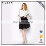 New Fashion Chiffon Blouse 2017,different Types of Fashion Women Blouse Tops Design thumbnail-1