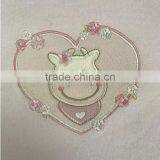 Cotton Baby Pink Girls' Long Sleeve Round Neck T-Shirt With Embroidery thumbnail-2