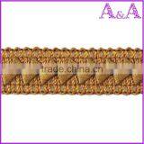 China Wholesale 7.2cm Embroidered Black and White Net Lace Trim Ribbon Sewing Decor thumbnail-5