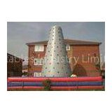 Commercial 0.55mm PVC Tarpaulin Outdoor Inflatable customized Climbing Wall for club