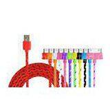 Red High Speed Micro USB Charging Cables For Iphone 4 4s thumbnail-1