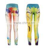 Slim Fit Colorful Fitness Custom Compression Icing Baby Women Leggings Yoga Pants