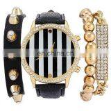 New Arrival Fashion Beautiful Fancy Ladies Gold Bracelet Watch thumbnail-5