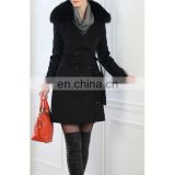 Luxury classic style ladies cashmere overcoats