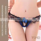 China manufacture ladies blue girl sexy image panty with innovation