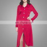 Newest Muslim Girl Cardigan Fashion Women Casual Long Coat 2017 thumbnail-2