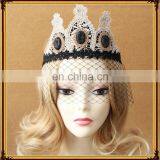 Black Leis Veil Mask Women Party Mssks