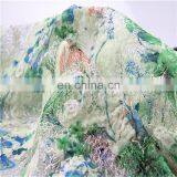 2017 Top Selling French 3D Flower Digital Printed Lace Fabric thumbnail-3