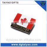 High Quality Metal Material Canada Fridge Magnet for Souvenir