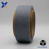Conductive Carbon Light Grey Polyester Fiber Filaments Yarn for ESD Gloves Dyeable Anti Static Gloves-XTAA191 thumbnail-3