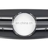 Матовый черный передний решетка радиатора с 3 ребрами для Mercedes Benz CLK Class W208 97-02 в стиле AMG thumbnail-3