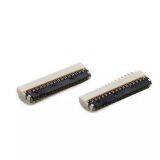 0.3mm FPC conenctor H1.0 right angle SMT front flip bottom contact