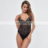 Summer New Hot-selling Lace Flower Stitching Sexy One-piece Suit Fashion Women Women Bodysuit Sexy Lingerie thumbnail-6