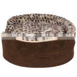 Hot Sale High Quality Luxury Round Warm Fleece Dog Bed thumbnail-2