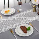 Lace Table Runner White Classy for Rustic Boho Wedding Tablecloth Table Runner thumbnail-6