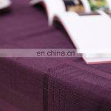 Superior Quality Promotional Purple Jacquard Tablecloth Decoration Recycled Rectangular Table Cloth Wedding for Dining Party thumbnail-5