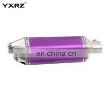 Colorful 304 Stainless Steel 51mm Universal Motorcycle Exhaust Muffler Pipe for 250CC Motorcycle thumbnail-2