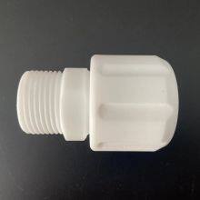 Corrosion Resistance White Virgin PTFE Fitting Male Connector thumbnail-2