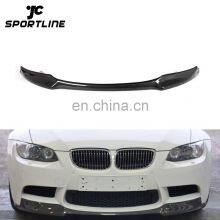 V Style Carbon Fiber 3 Series E92 M3 Auto Front Bumper Lip For BMW 07-11 thumbnail-1