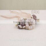 Wholesale Hair Wedding Bridal Deisign Flower Wreath Garland Set Hair Accessaries thumbnail-3