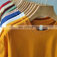 Wholesale Custom-made 240g Drop Shoulder Heavy Cotton Round Neck T-shirt Custom-made High-quality T-shirt Can be Printed Embroid