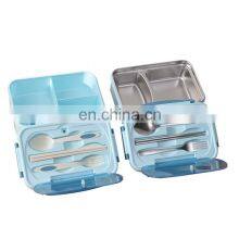 Top Selling Insulated Plastic Leakproof School Custom Bento Food Lunch Box Stainless Steel thumbnail-5