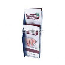 2-pocket Plastic Customized Literature Holder Wholesaler Acrylic Brochure Holder thumbnail-3