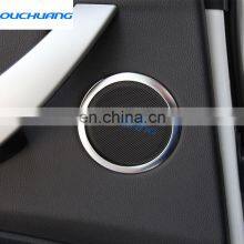 4pcs For BMW 3 Series F30 F34 316 320i 328i Car-styling ABS Chrome Door Speaker Sound Ring Trim Accessories thumbnail-4