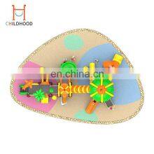 2018 New Series Kids Outdoor Toys Plastic Playground thumbnail-2